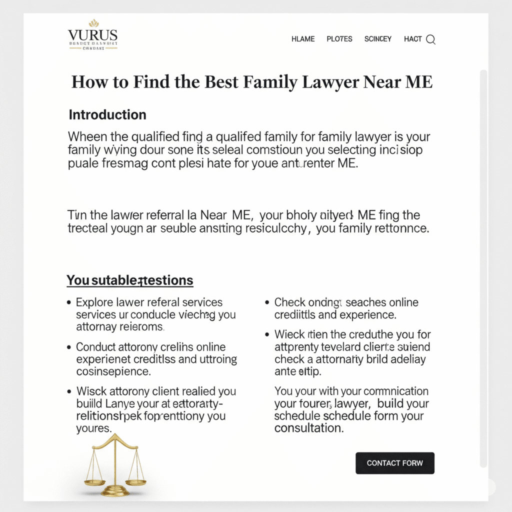 Family Lawyer Near ME in 2025