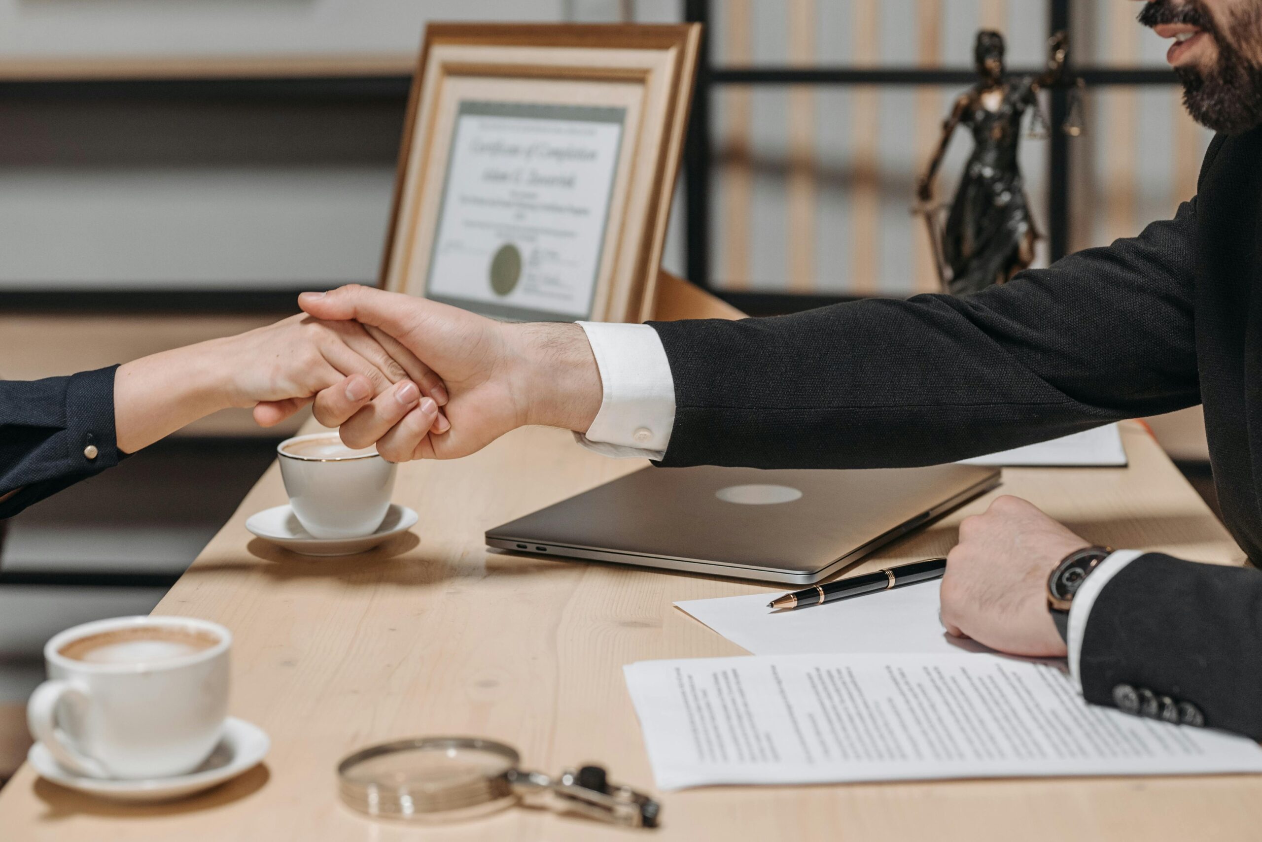 Client working with an injury lawyer for personal injury case guidance and legal support