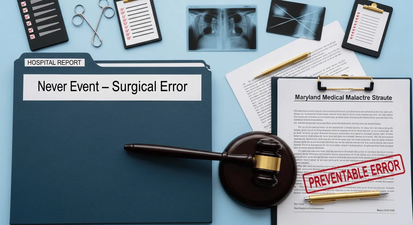 Can you sue for never events in medical malpractice cases
